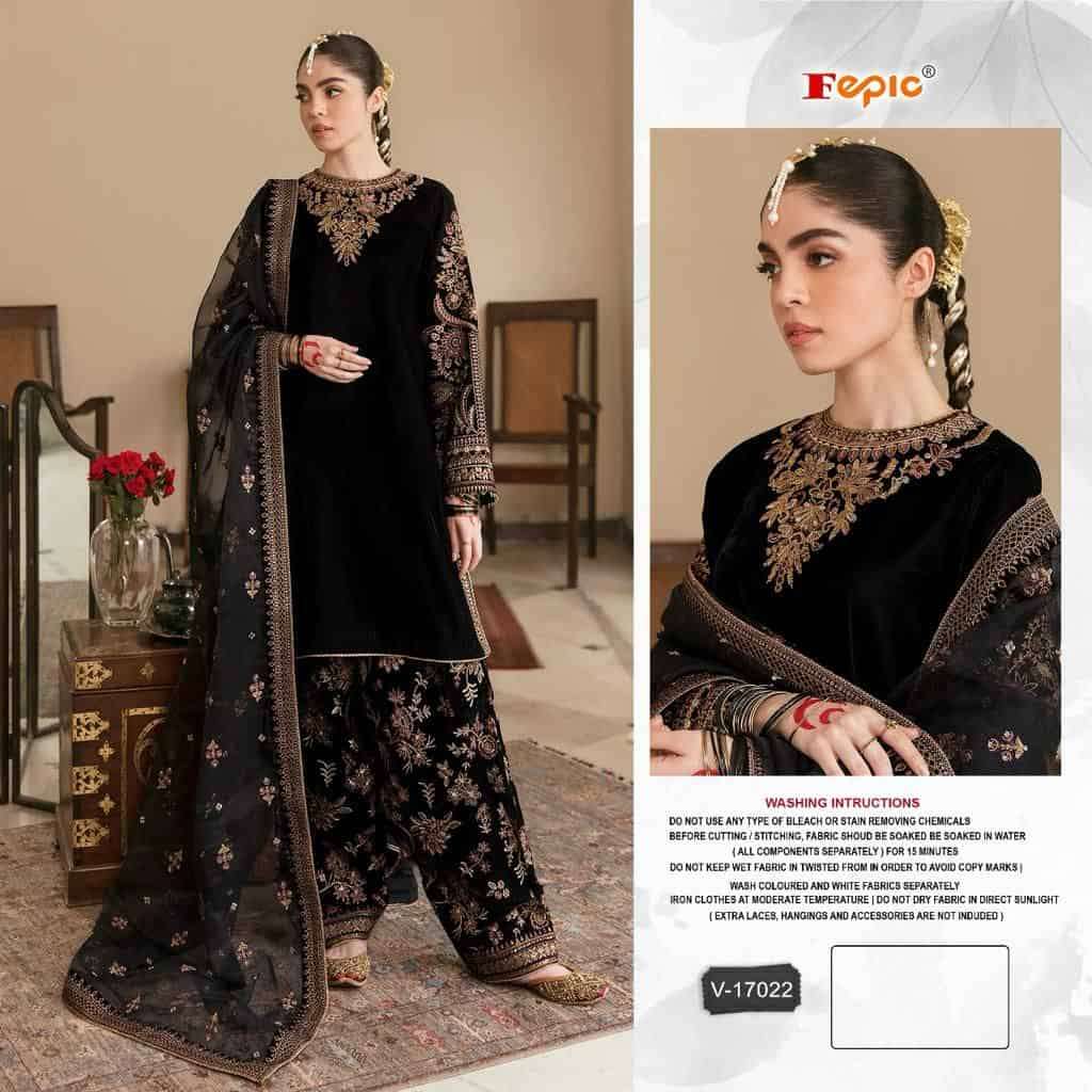 Fepic V 17022 Colors Festive Wear New Designer Style Pakistani Dress Wholesalers