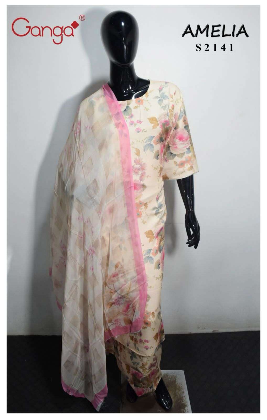 Ganga Amelia 2141 Winter Wear Fancy Pashmina Ladies Suits
