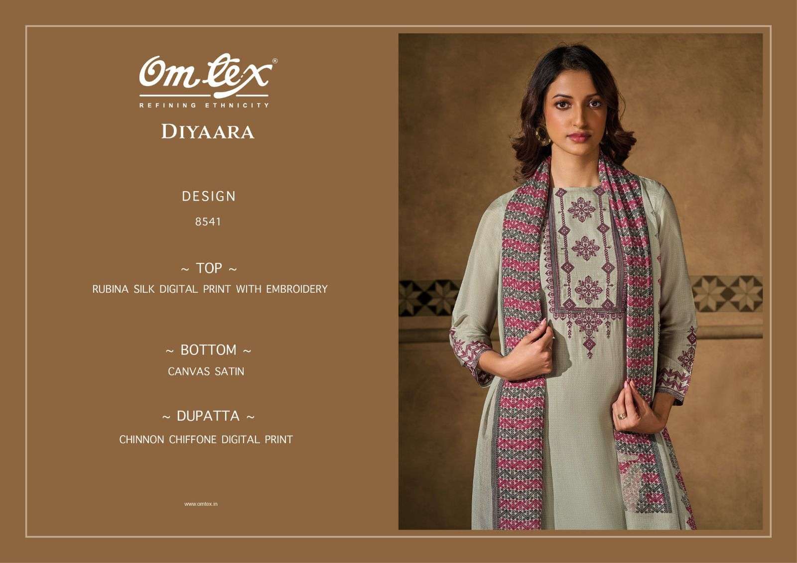 Omtex Diyaara Fancy Silk Premium Designs Ladies Suit Collection