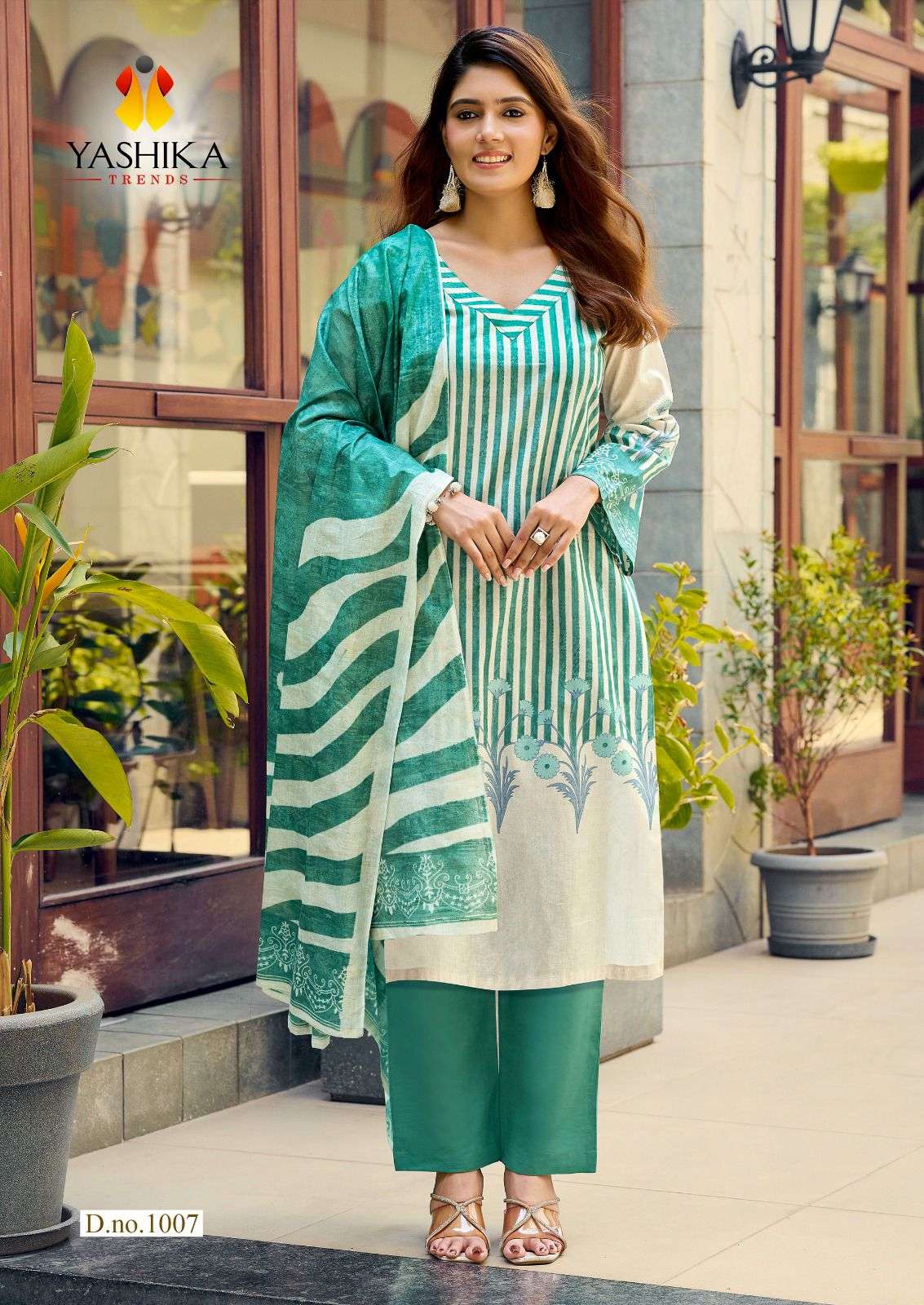 Yashika Ziana Premium Wear Cotton Dress Catalog Wholesalers