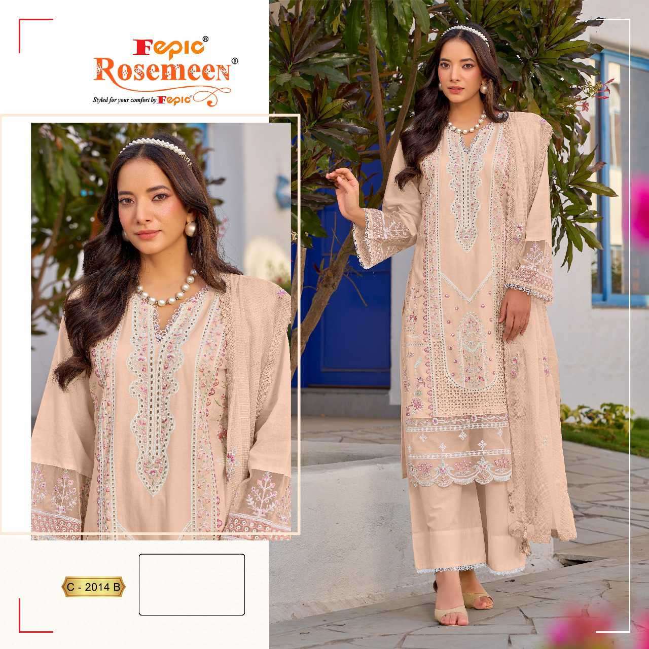 Fepic Rosemeen Embroidered Pakistani Salwar Suit