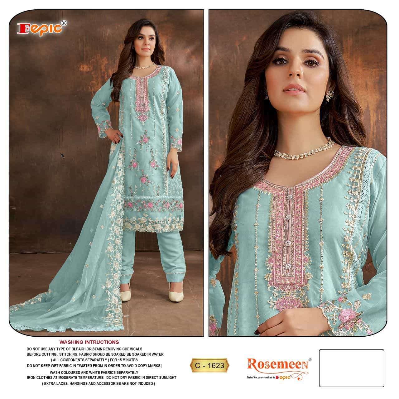 Fepic C 1623 Colors Festive Wear style Designer Pakistani Salwar Suit