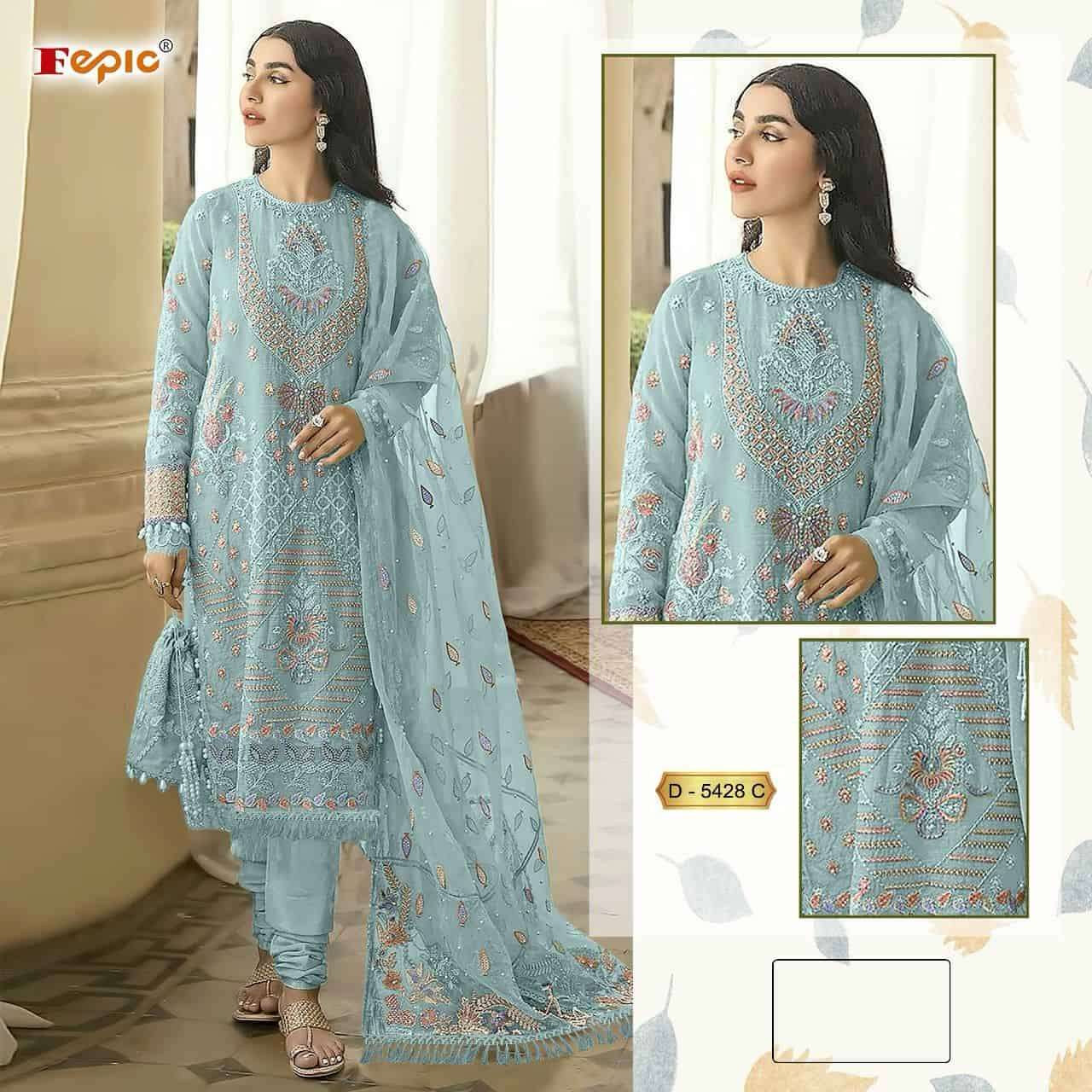 Fepic Rosemeen C 5428 C Pakistani Suit