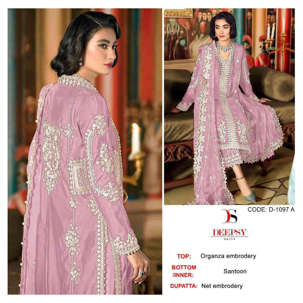 Deepsy 1097-A Pakistani Embroidered Suit