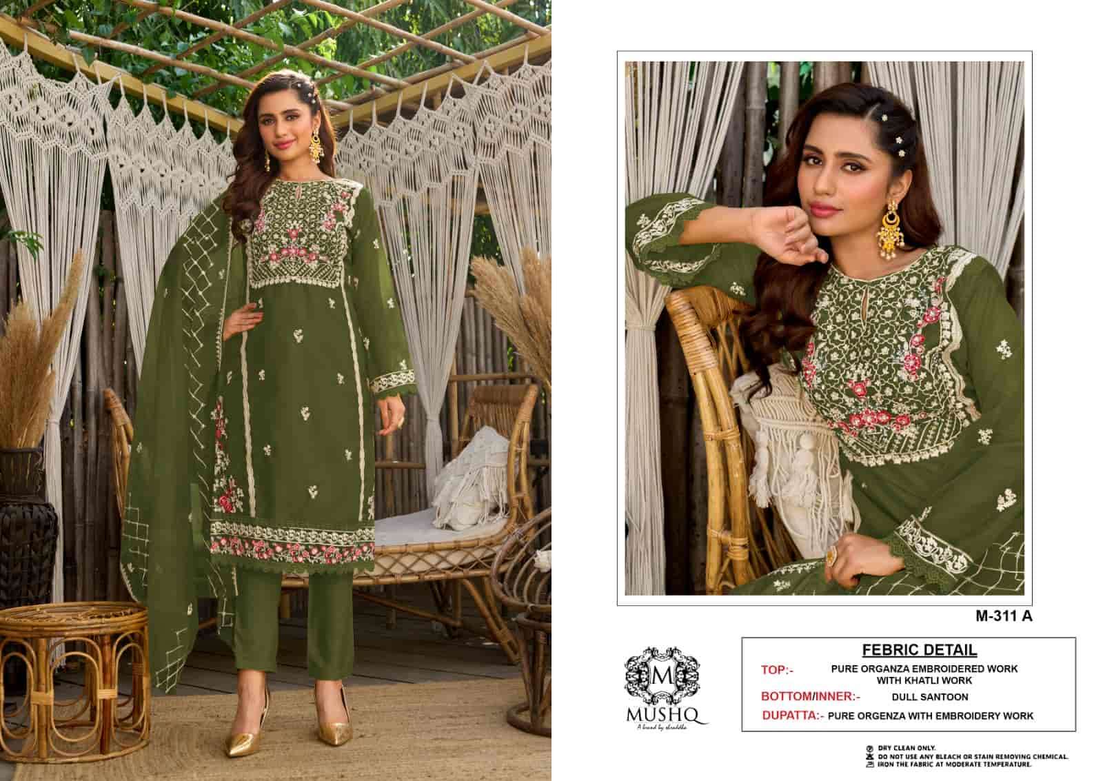 Mushq M-311 B Designer Pakistani Salwar Suit