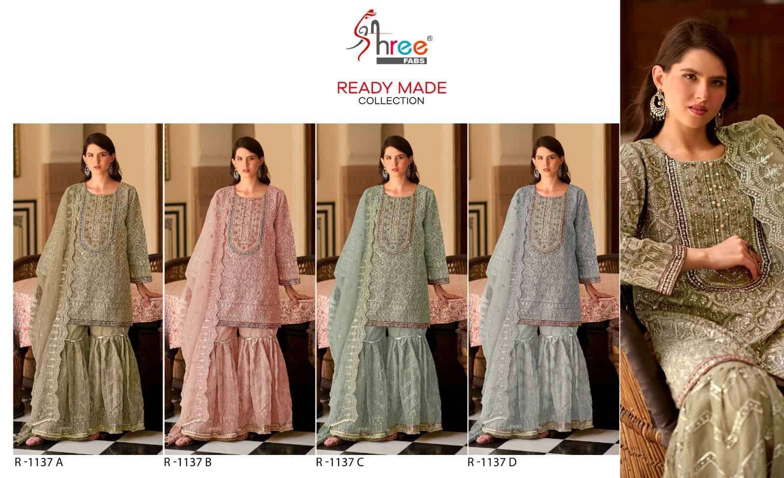 Shree Fabs R 1137 Organza Pakistani Suit