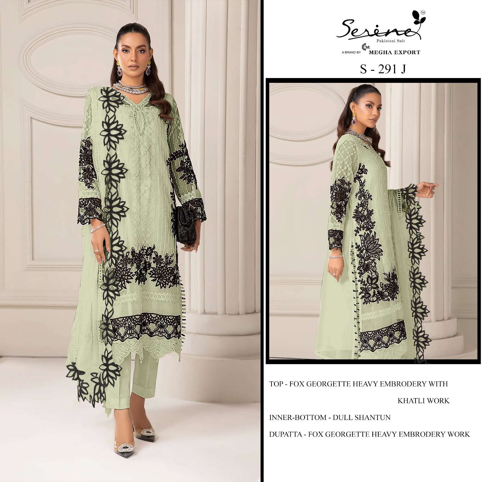 Serine S 291 Colors pakistani Salwar Collecion At Price