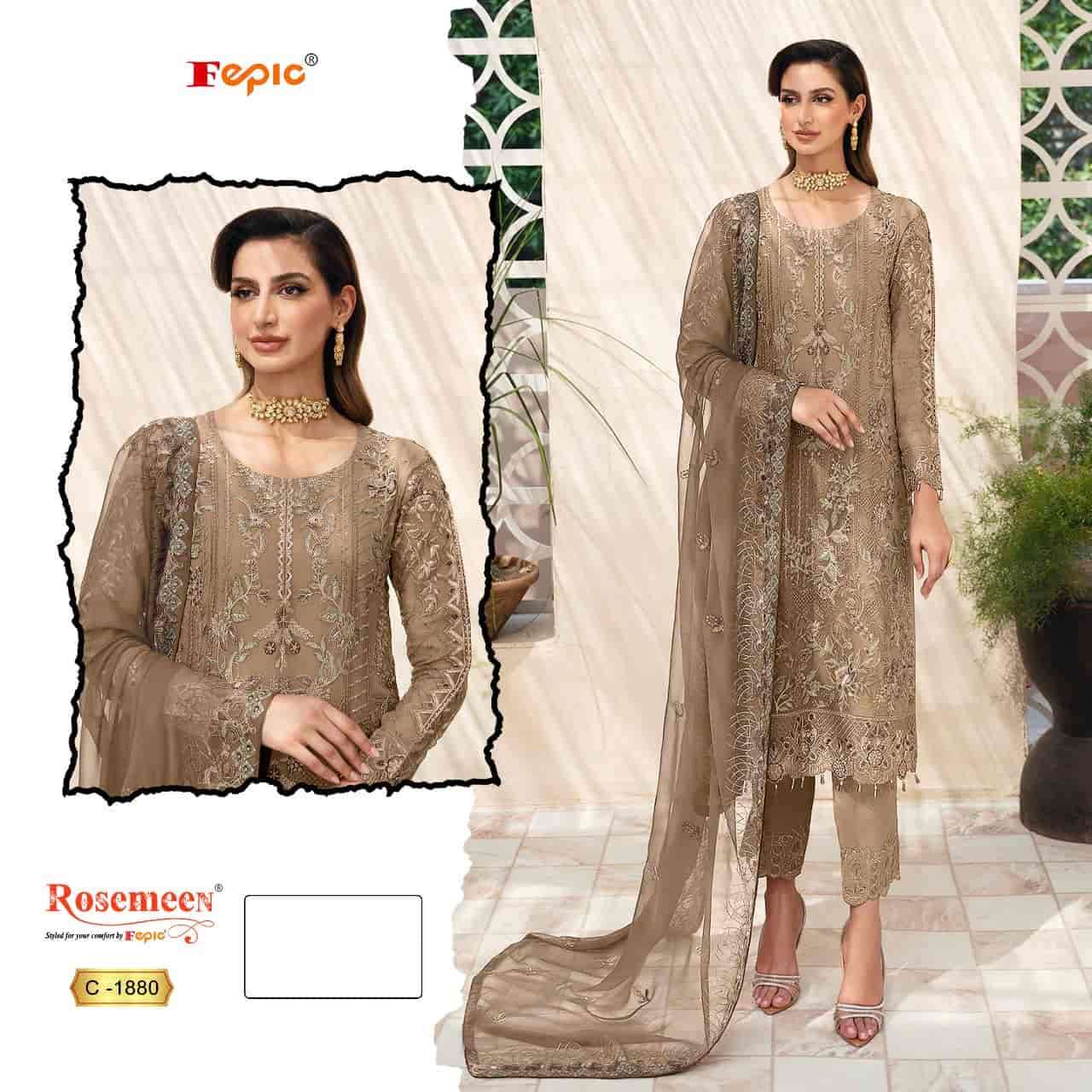 Fepic C 1880 A Pakistani Festive Wear Style Designer Salwar Suit Ensemble