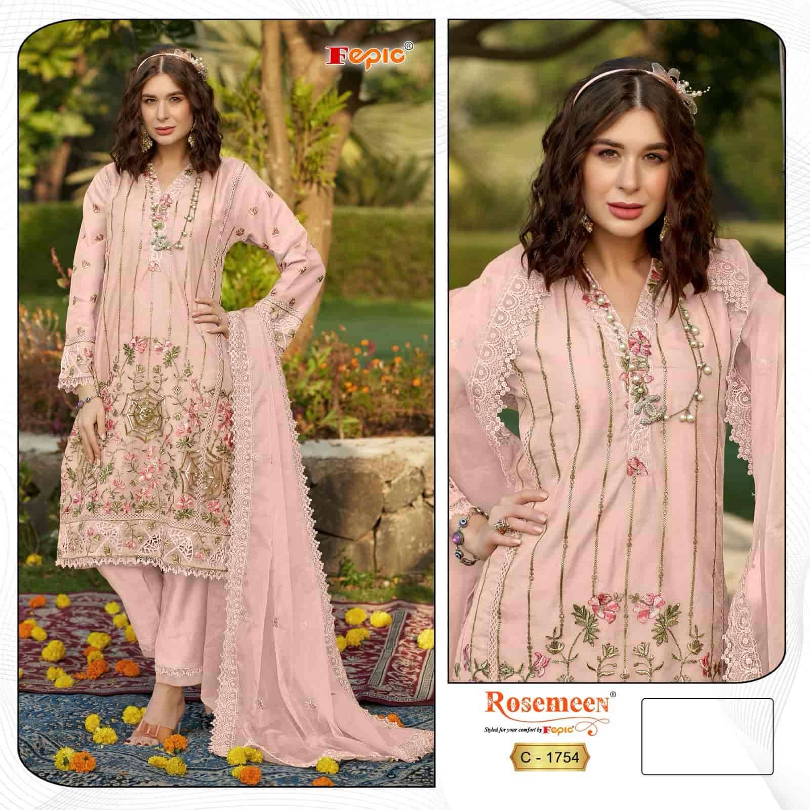 Fepic C 1754 Colors Festive Wear Style Designer Unstitched Dress Online
