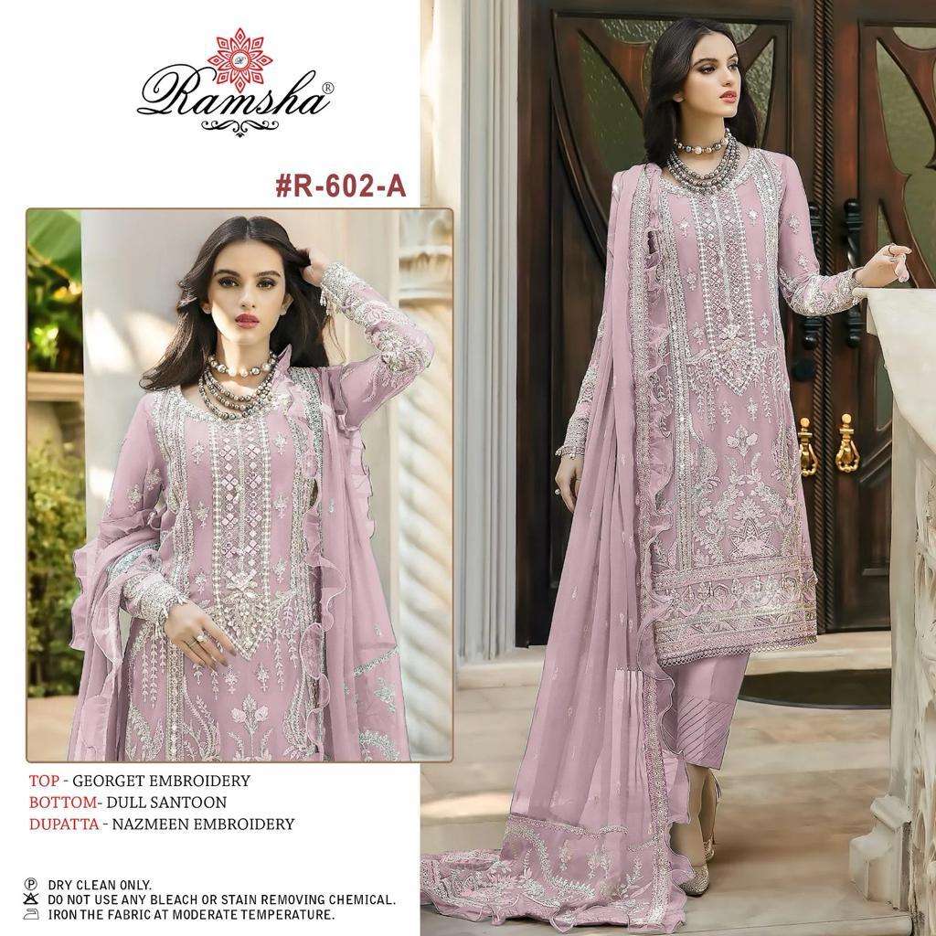 Ramsha R 602 A Designer Pakistani Salwar Suit