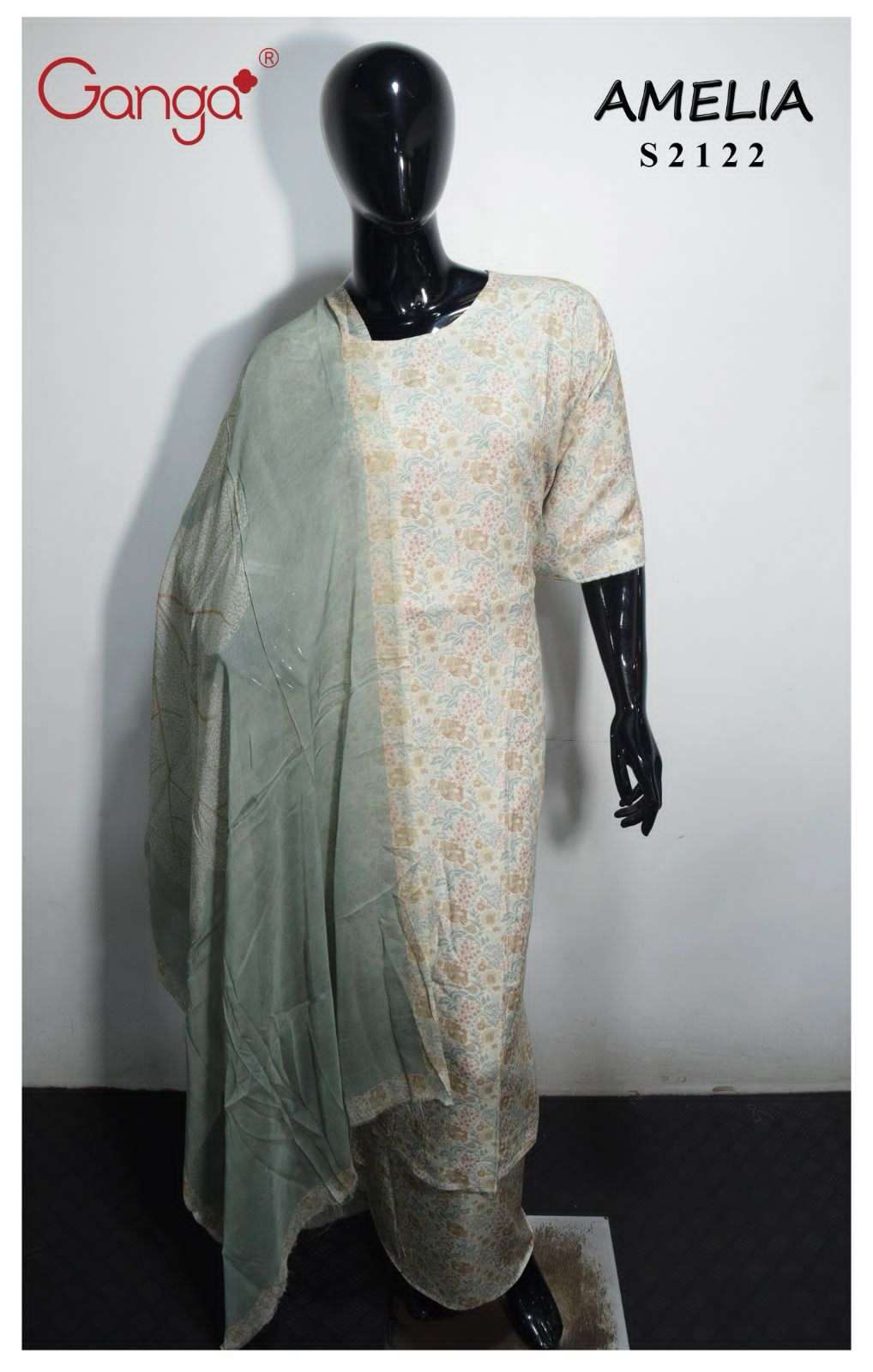 Ganga Amelia 2122 Pashmina Winter Salwar Suit