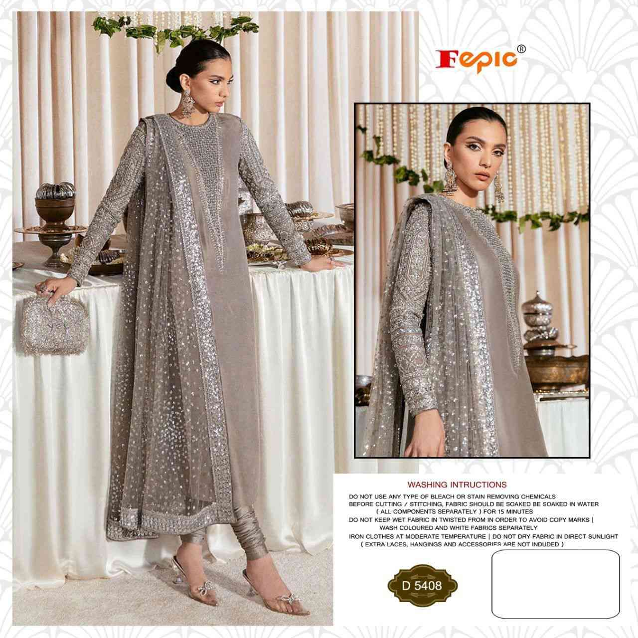 Fepic D 5408 A Partywear Pakistani Suit