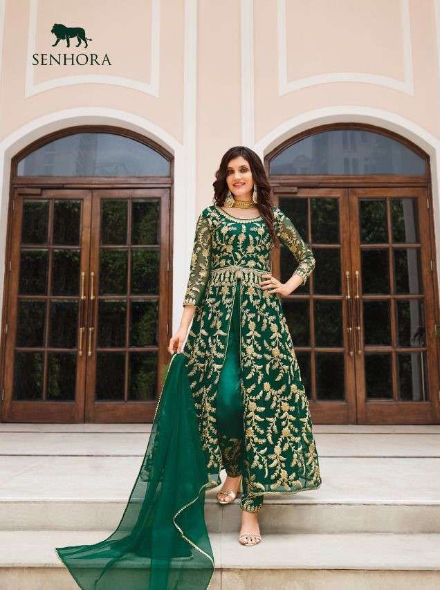 Senhora Sharmin 2067 Colors Party Wear Designer Anarkali Dress Catalog Exporter