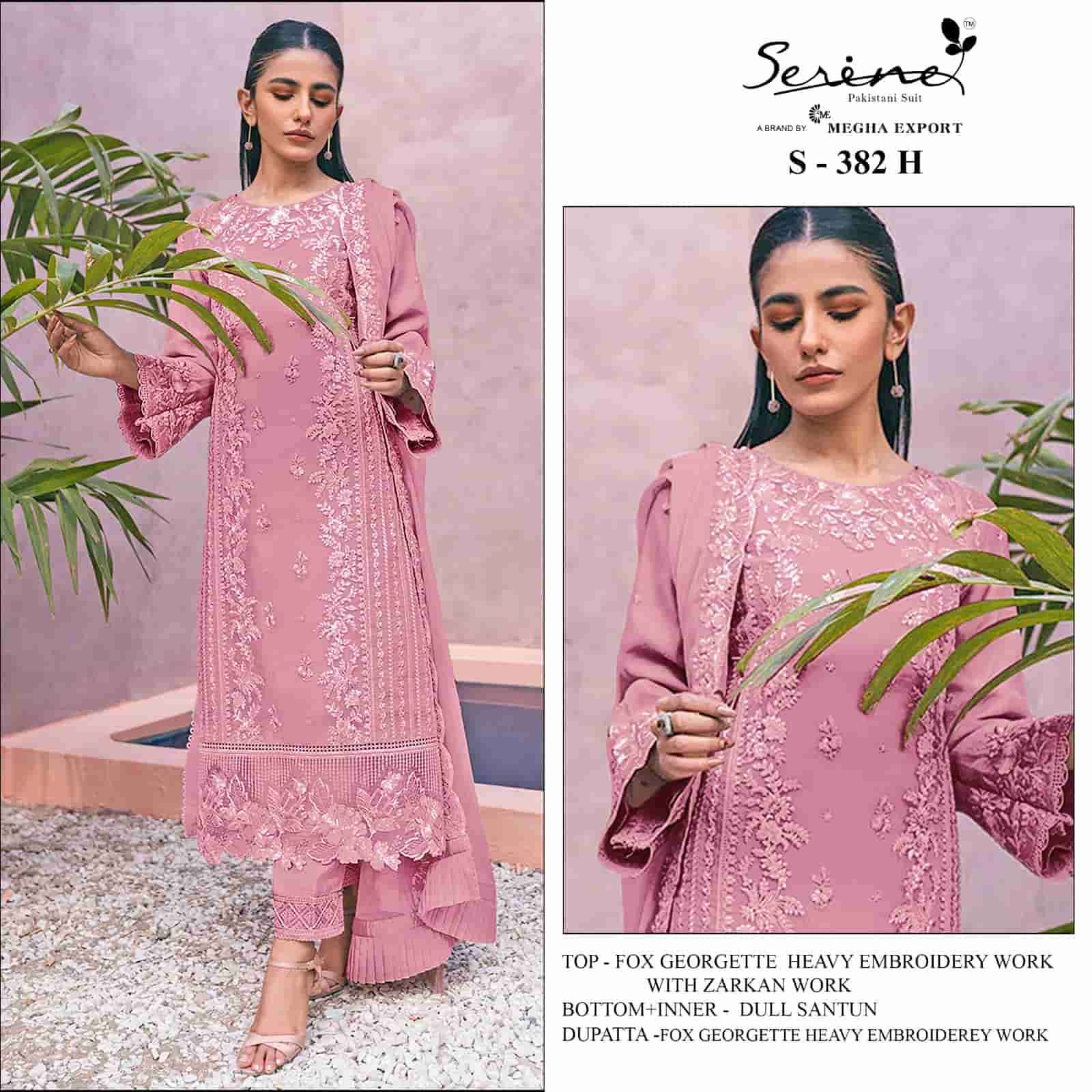 Serine S 382 H Fancy Designer Pakistani Georgette Salwar Suit Collection