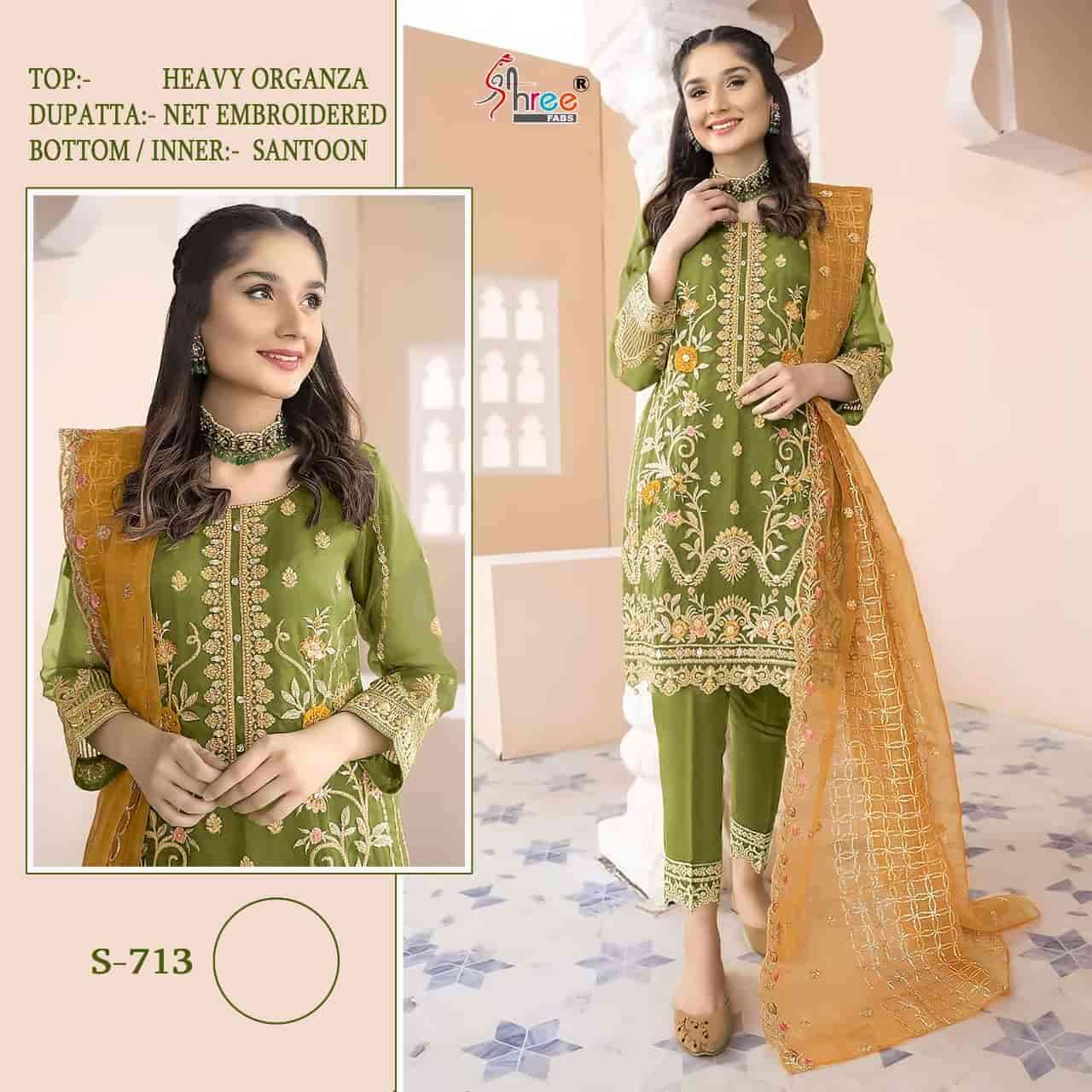 Shree Fabs S 713 Latest Designs Pakistani Suit Exporter