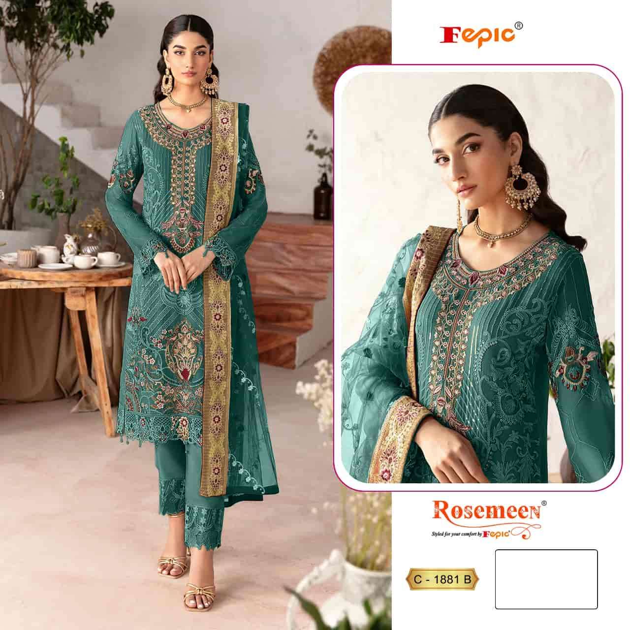 Fepic C 1881 B Exclusive Heavy Designer Style Pakistani Suit Exporter