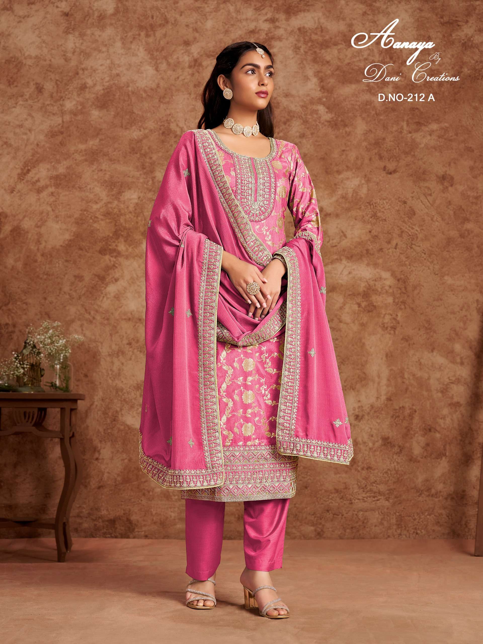 Aanaya Vol 212 Party Wear Salwar Kameez