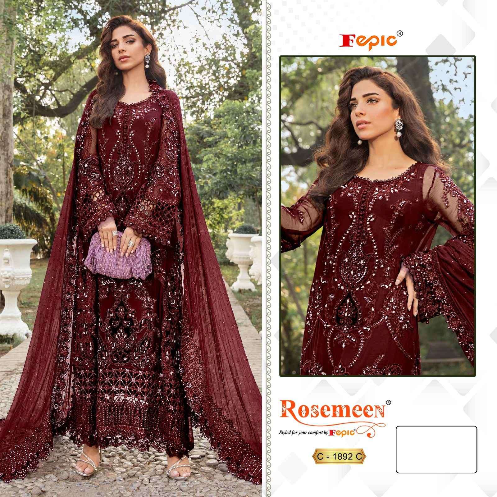 Fepic C 1892 Colors Heavy Embroidered Pakistani Suit Catalog Exporter