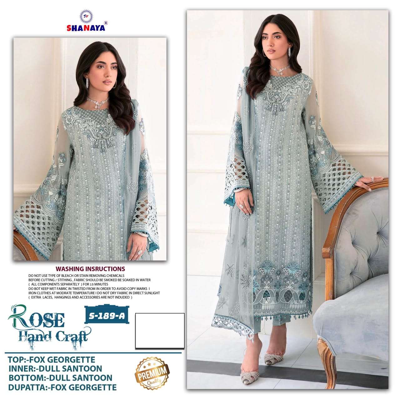 Shanaya S 189 Colors Premium Georgette Suit Salwar