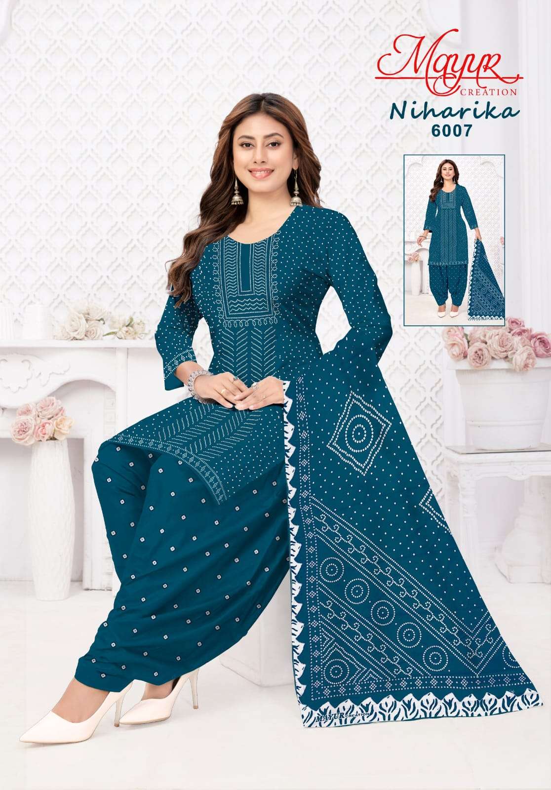Mayur Niharika Vol 6 Exclusive Cotton Dress