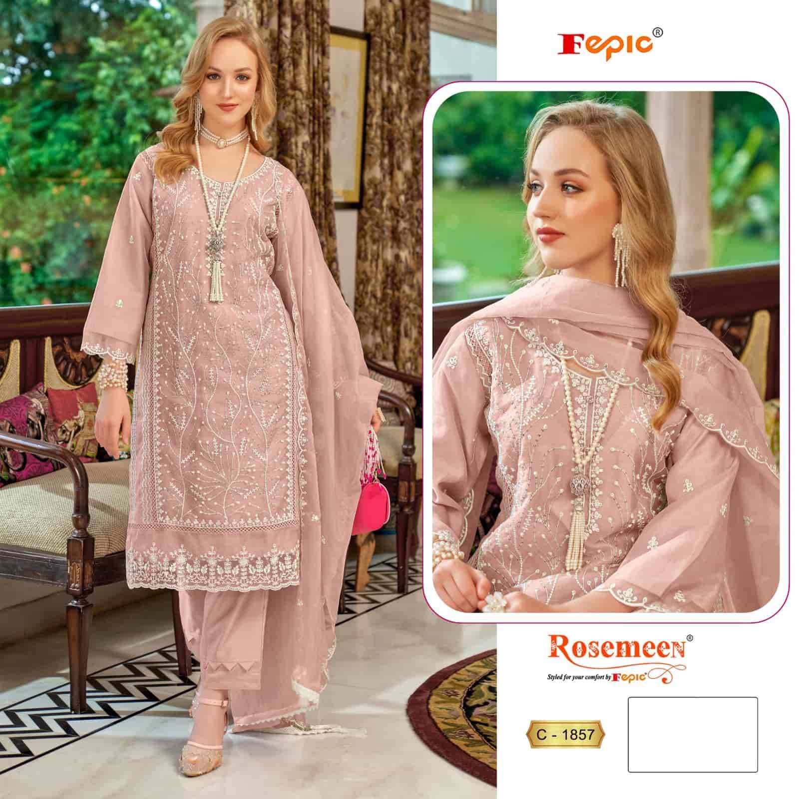 Fepic C 1857 Colors Pakistani Designer Unstitched Salwar Suit Wholesalers