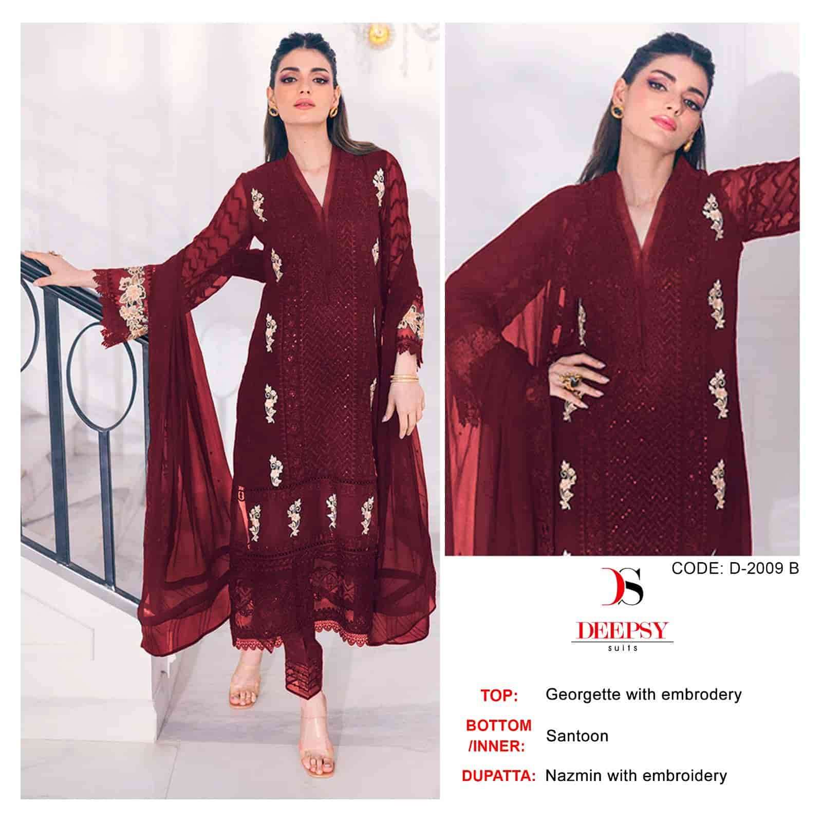 Deepsy D 2009 Colors Pakistani Fancy Designer Style Salwar Suit Wholesalers