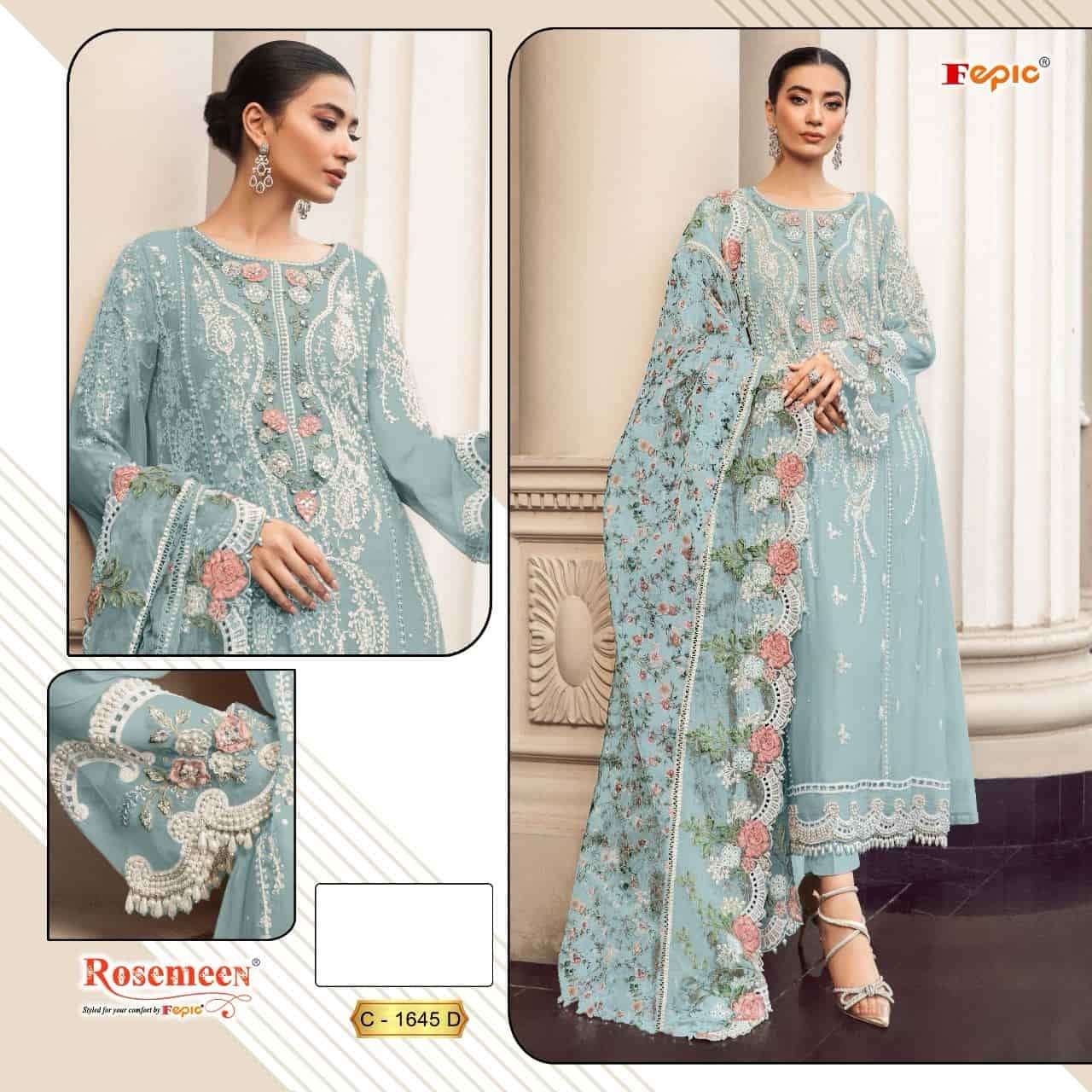 Fepic Rosemeen C 1645 D Designer Salwar Suit