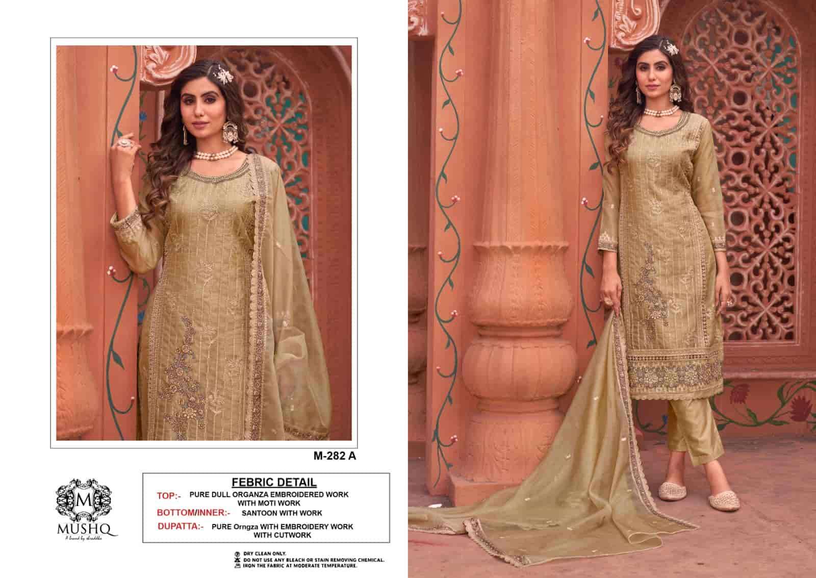 Mushq M 282 Colors Pakistani Festive Wear Style Designer Salwar Suit Wholesalers