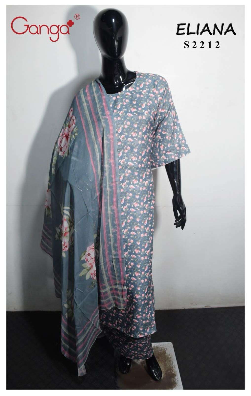 Ganga Eliana 2212 Digital Printed Winter Wear Ladies Suit
