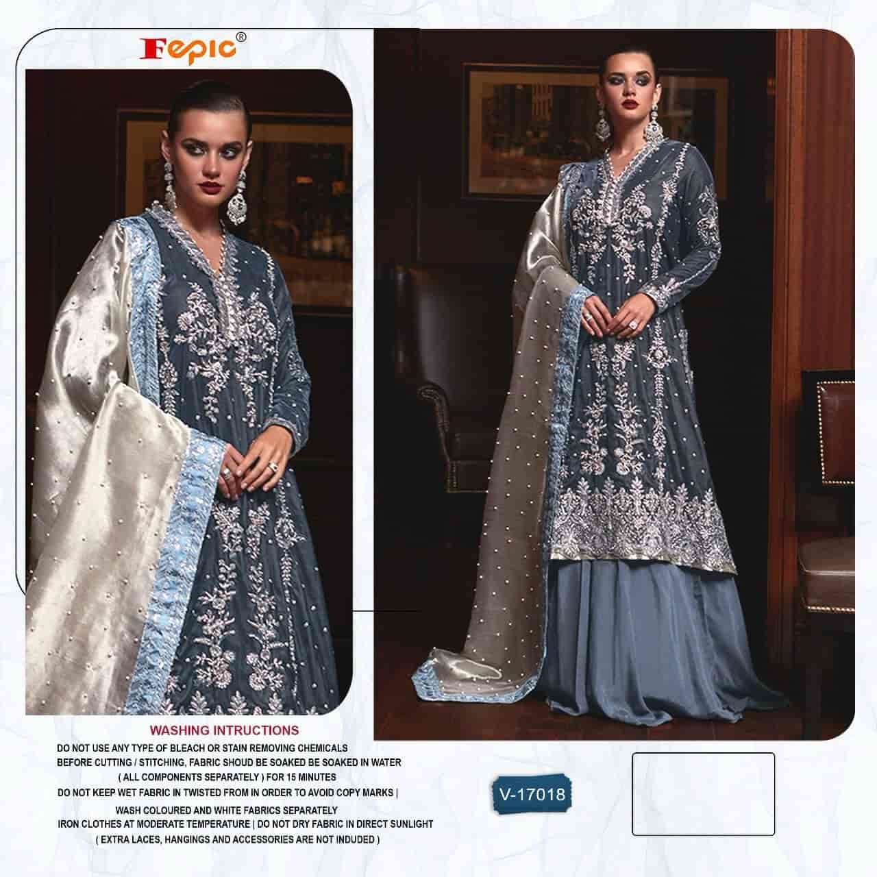 Fepic V 17018 Colors Exclusive Heavy Designs Winter Wear Pakistani Suit Wholesalers