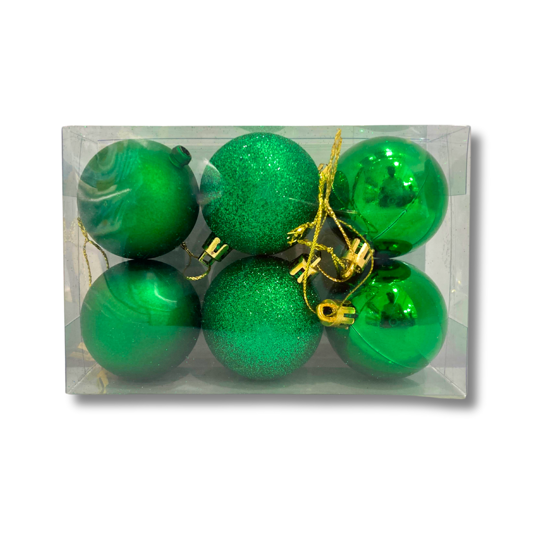06Pcs GREEN BALLS