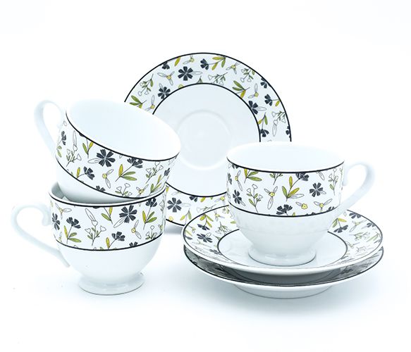 Floral Fantasy 12 Pieces Tea Set
