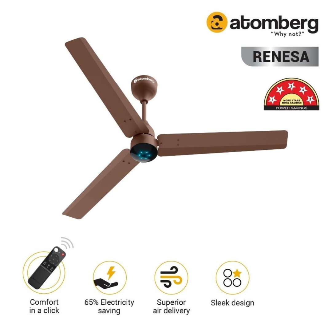 Atomberg Renesa Ceiling Fan 1200mm – Matt Brown