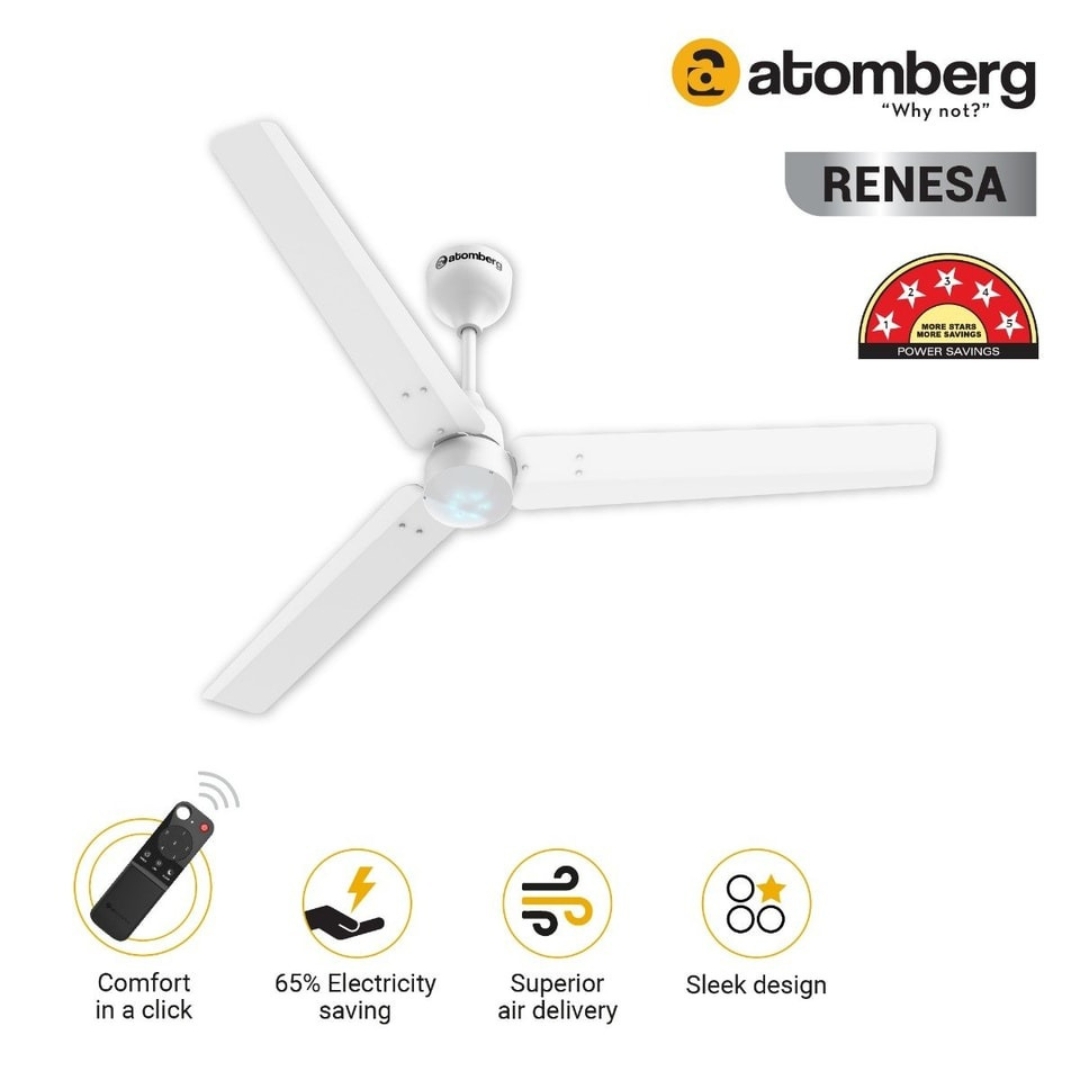 Atomberg Renesa Ceiling Fan 1200mm – White